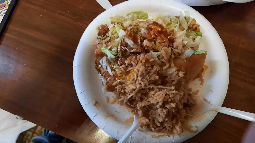 24 Tamale & Cheese Enchilada Combination Plate